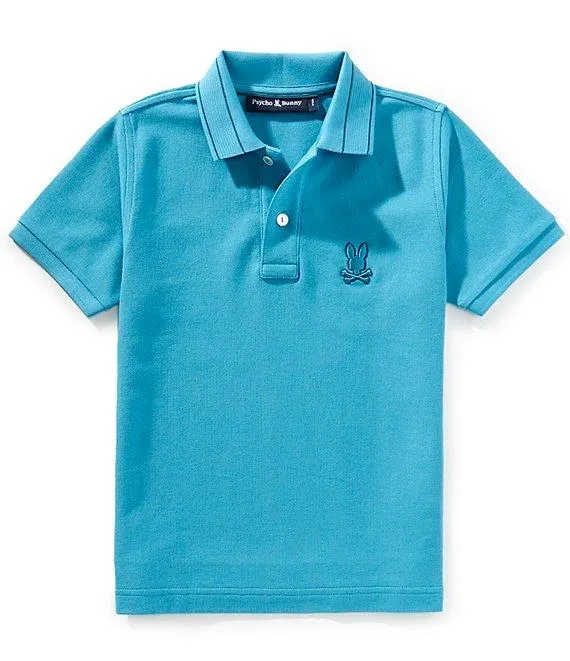 Little/Big Boys Ivins Short Sleeve Interlock Polo Shirt