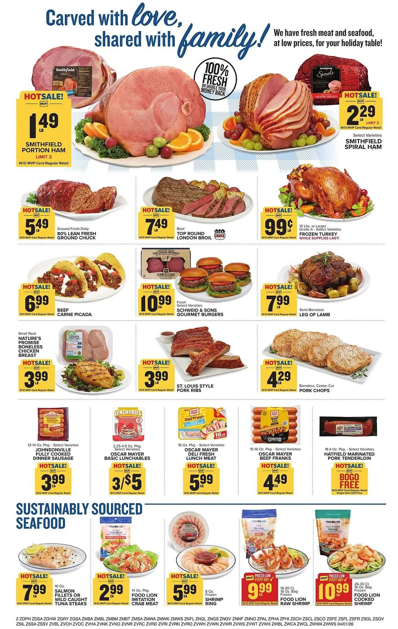 Weekly promotion Food Lion weekly ad spanning from April 1 to April 7 2026 - Page 3 for Catalogue 365