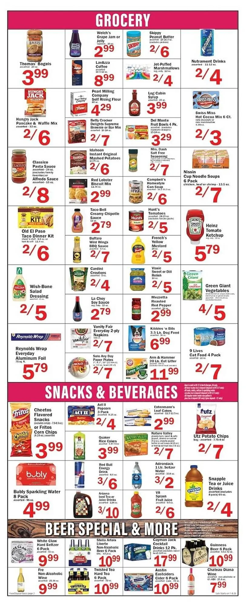 Weekly ad Food Bazaar circular from January 8 to January 14 2026 - Page 2