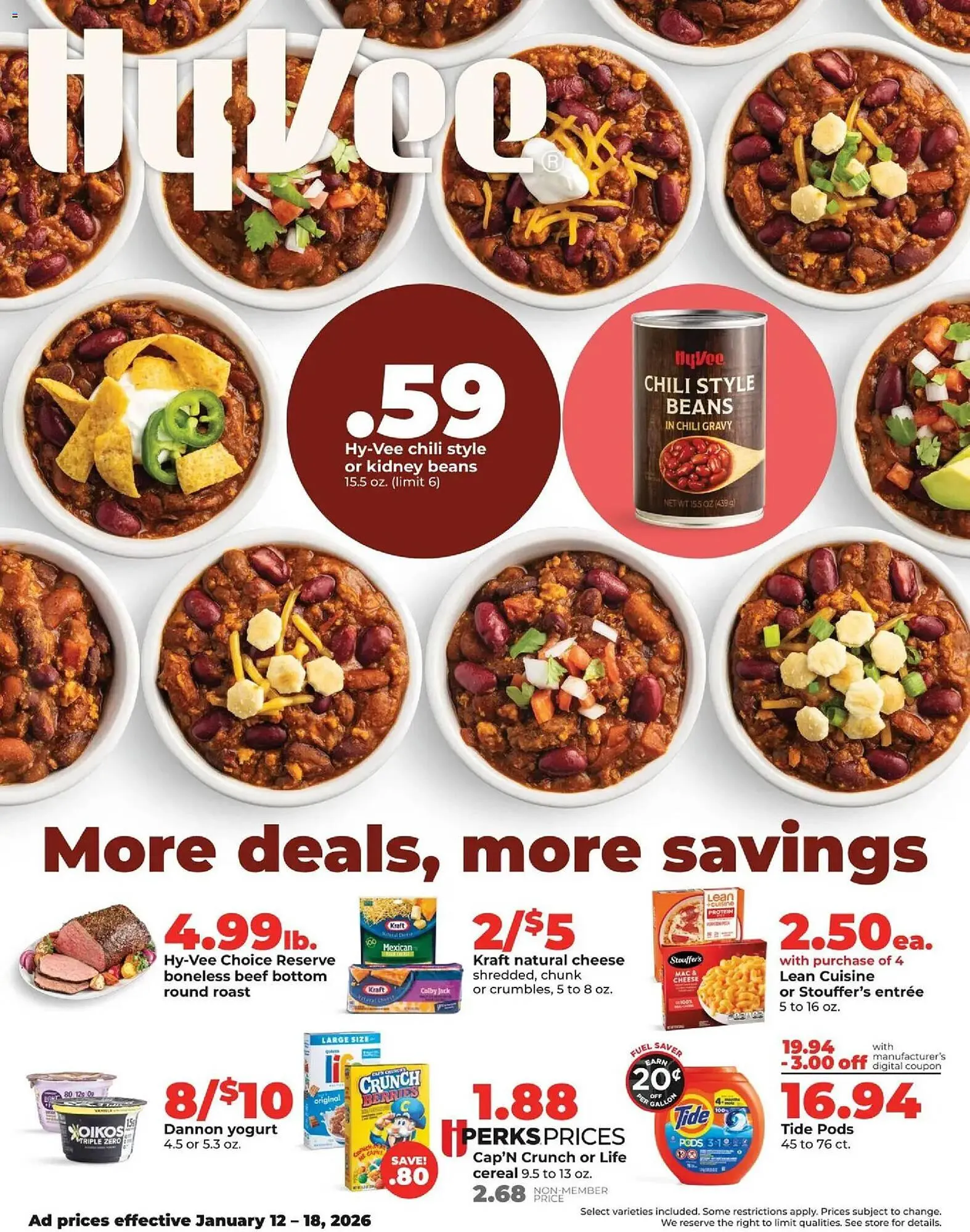 Weekly ad Hy-Vee weekly ad from January 12 to January 18 2026 - Page 1