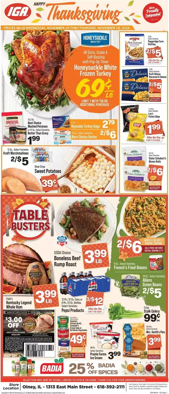 Weekly ad Great discounts on selected products from November 20 to November 28 2024 - Page 1