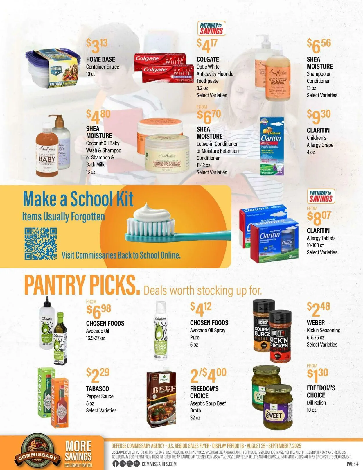 Weekly ad Commissary - Fort Irwin from August 25 to September 8 2025 - Page 4