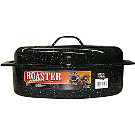 Granite-Ware 13 In. Covered Oval Roaster