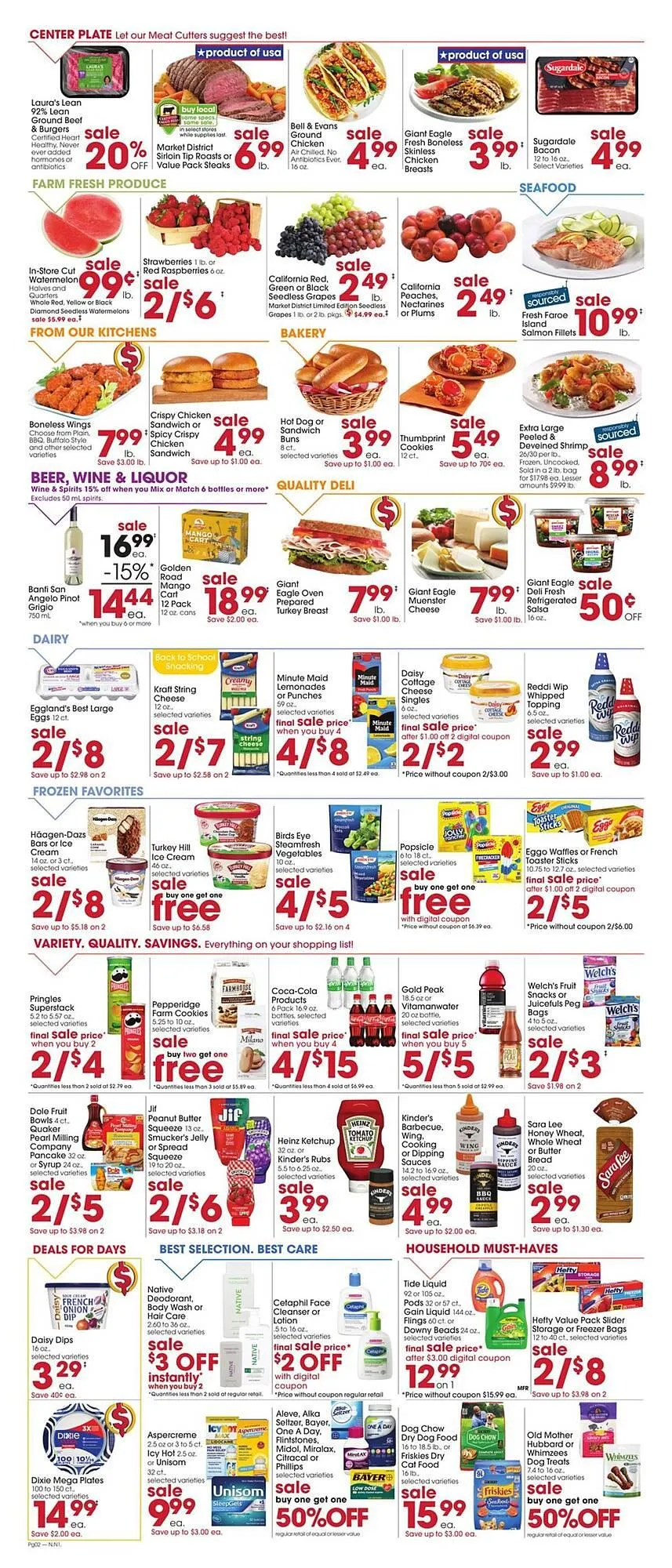 Weekly ad Giant Eagle Weekly Ad from August 7 to August 13 2025 - Page 2