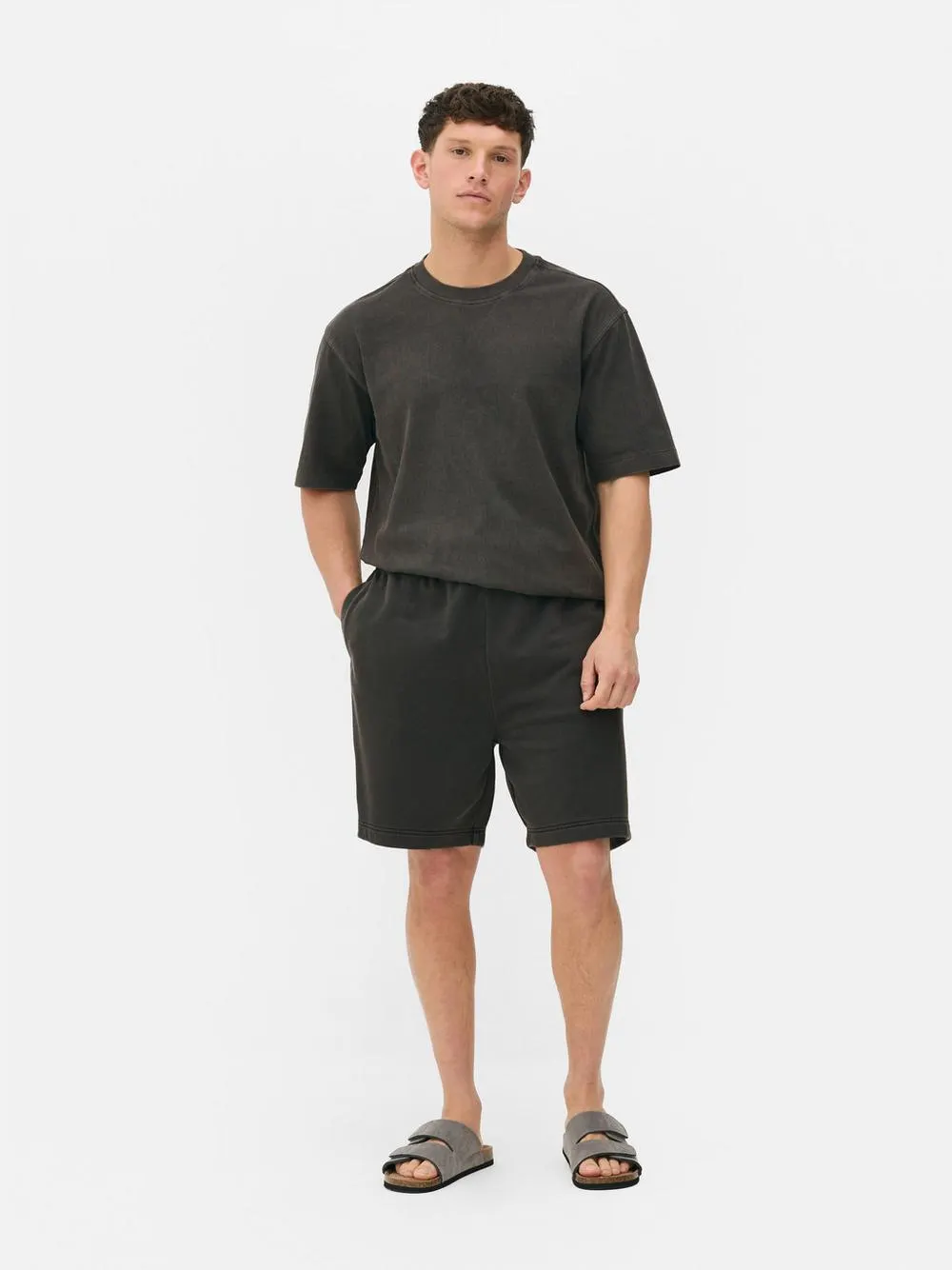 Oversized Stretch Jersey Shorts
