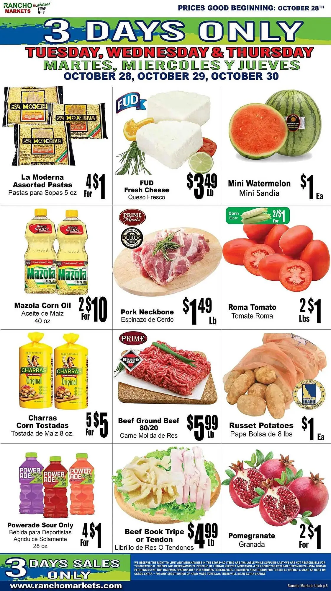 Weekly ad Rancho Markets weekly ad from October 28 to November 3 2025 - Page 5