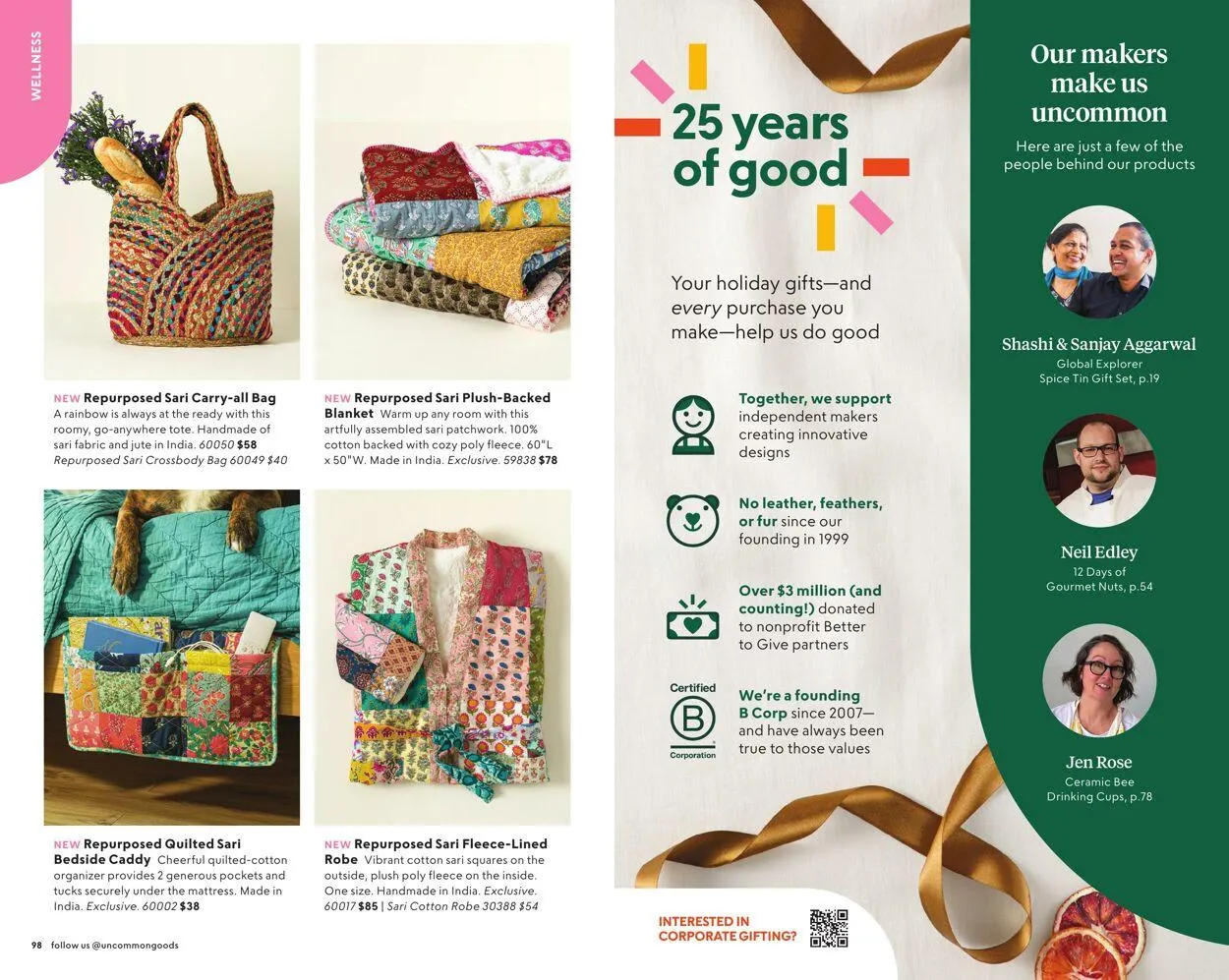 Weekly ad Uncommon Goods - Christmas 2024 from November 12 to December 24 2024 - Page 50