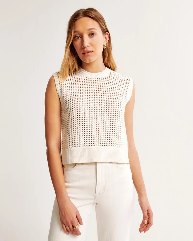 Crochet-Style Shell Top