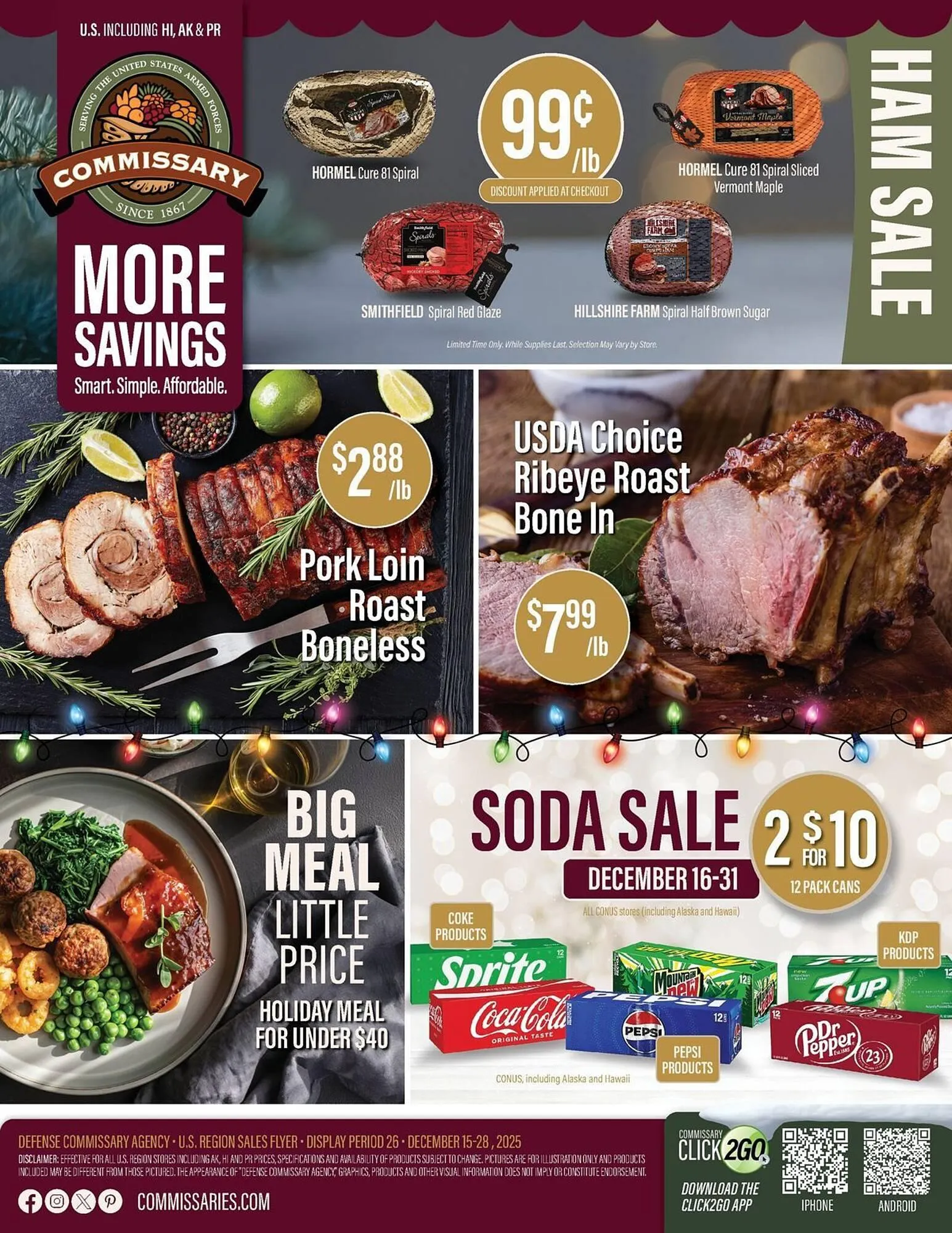Commissary weekly ad - 1