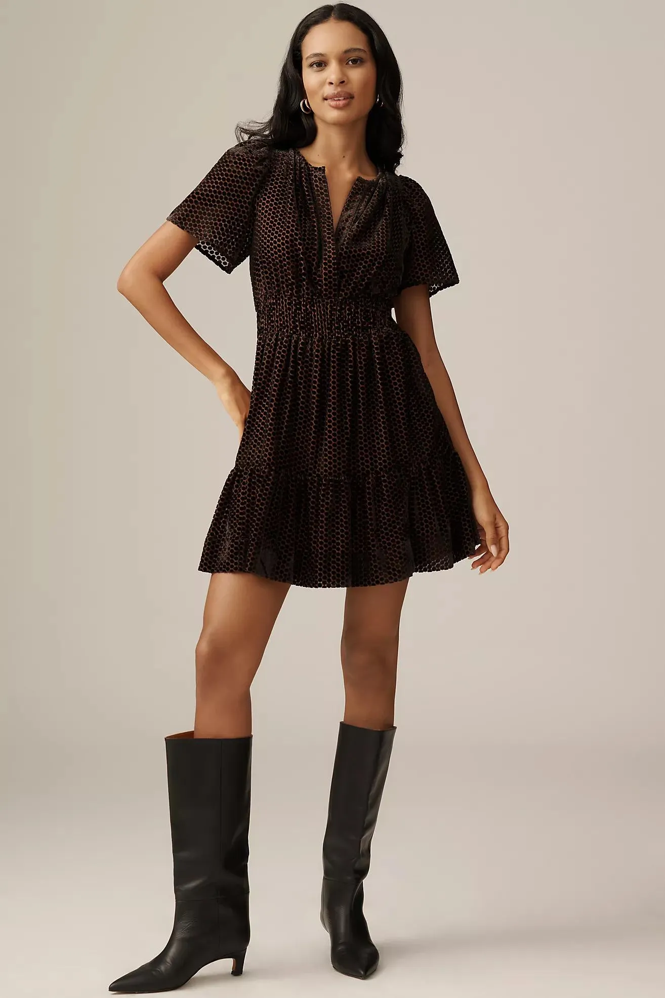 The Somerset Velvet Mini Dress