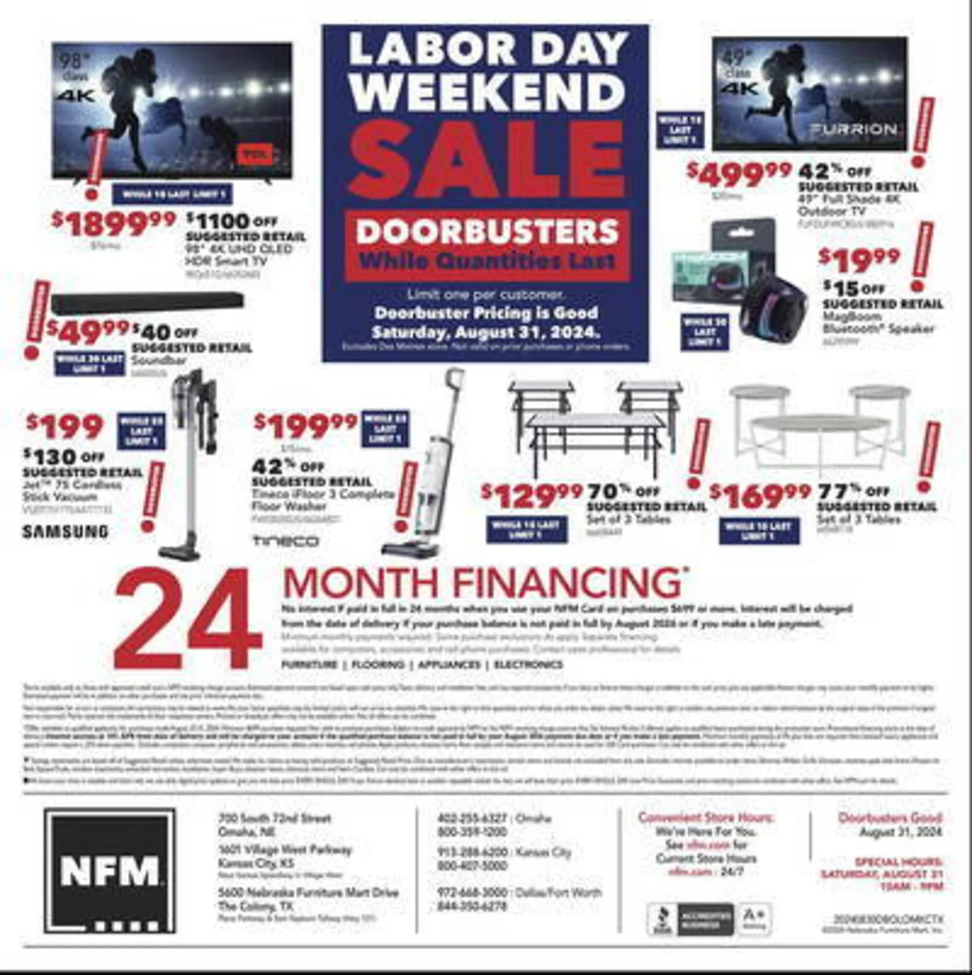 Weekly ad Nebraska Furniture Mart Weekly Ad from August 31 to August 31 2024 - Page 2