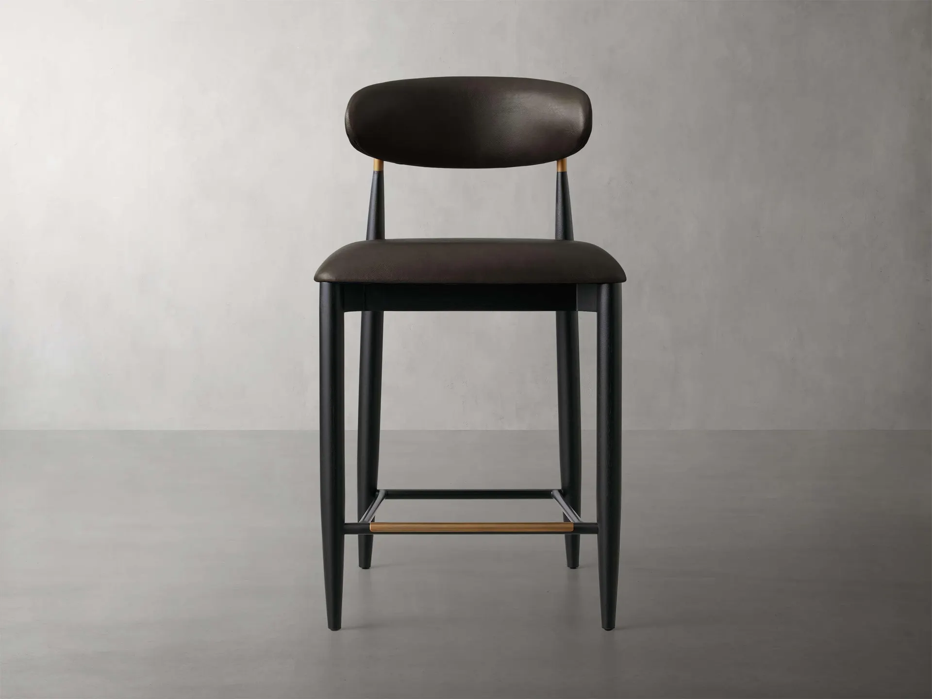 Jagger Faux Leather Armless Stool