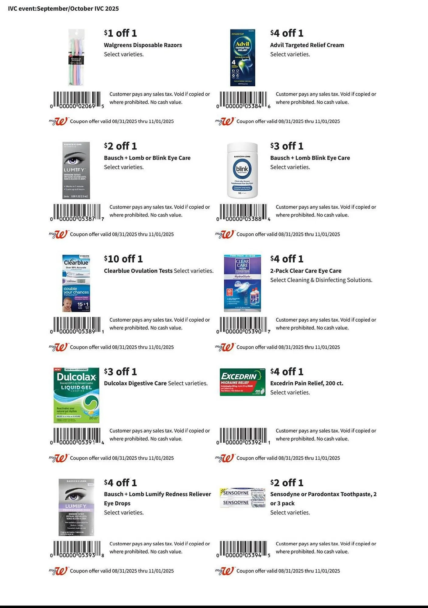 Weekly ad Walgreens weekly ad from September 28 to November 1 2025 - Page 5