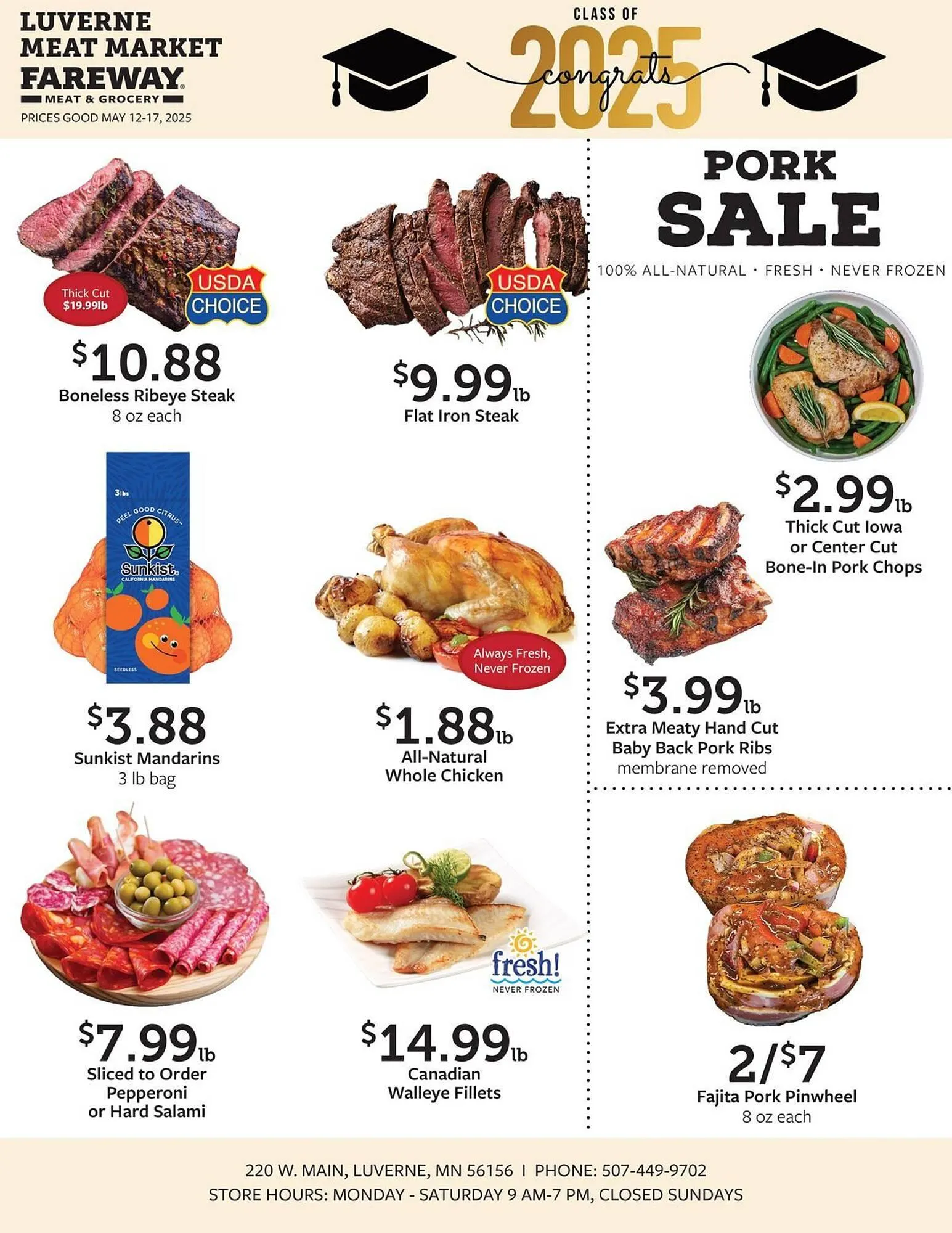 Weekly ad Fareway Weekly Ad from May 12 to May 17 2025 - Page 1