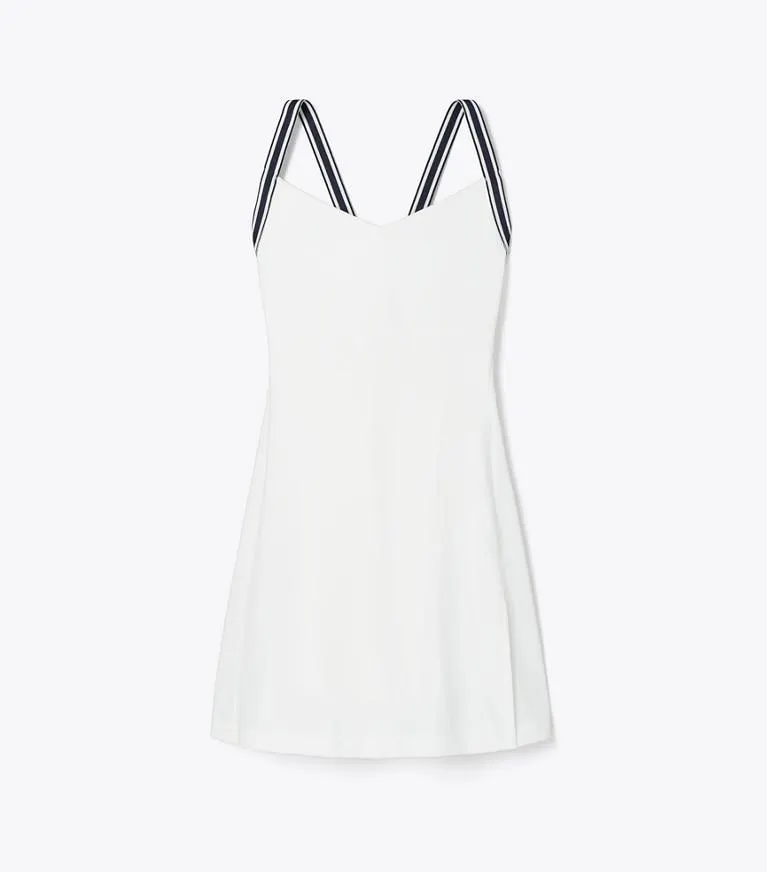 PERFORMANCE JERSEY CROSS-BACK TENNIS DRESS