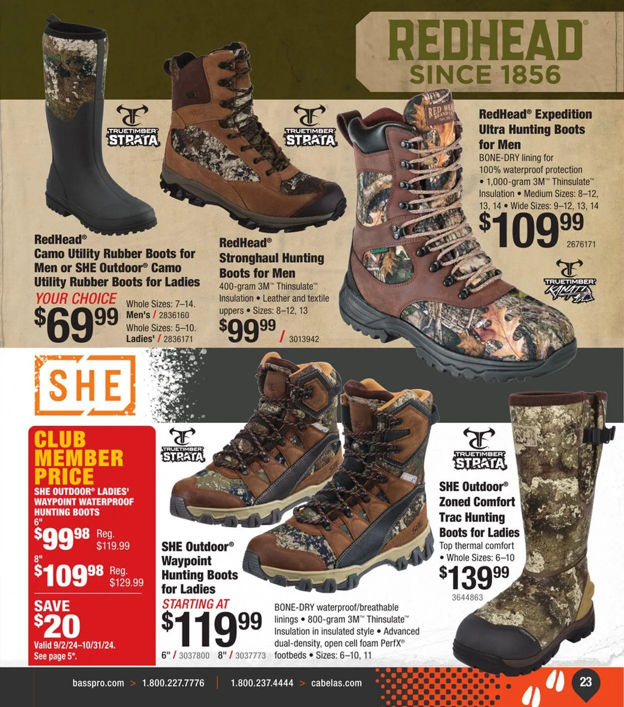 Weekly ad Bass Pro Current weekly ad from September 11 to September 25 2024 - Page 207