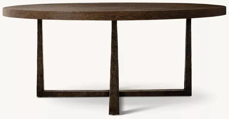 T-Brace Round Dining Table