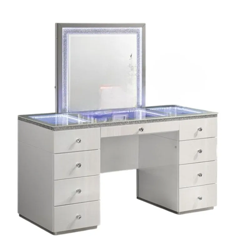 Helm Vanity Set by Furniture of America - White