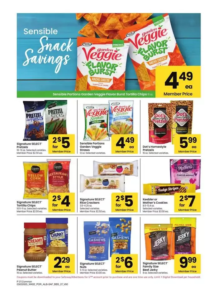 Weekly ad Albertsons - Portland - BBS from March 3 to March 30 2025 - Page 27