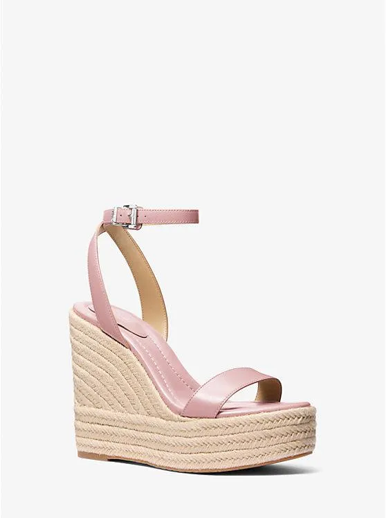 Leighton Leather Wedge Sandal
