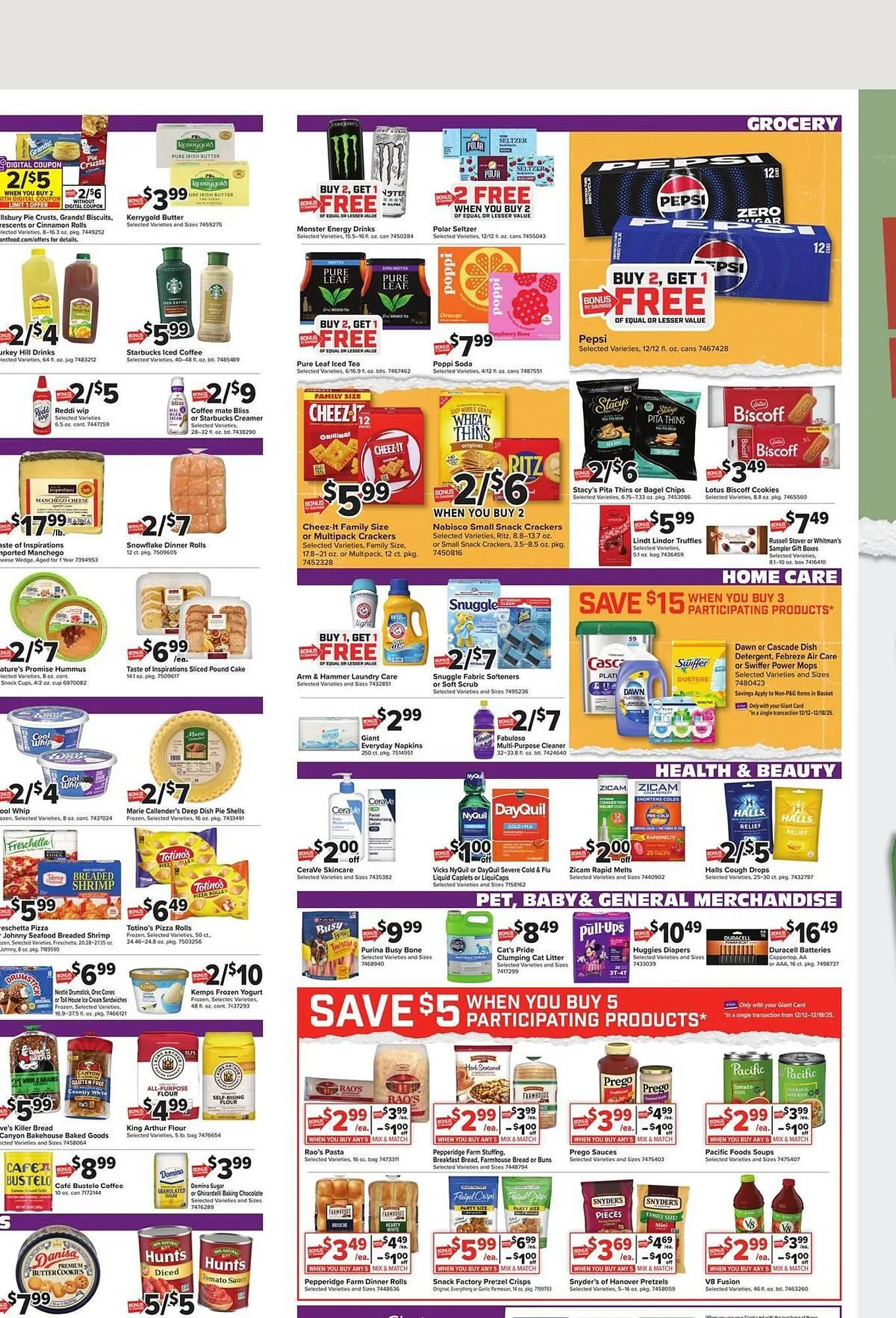 Weekly ad Giant Food weekly ad from December 12 to December 18 2025 - Page 7