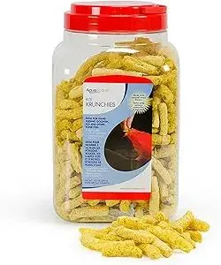 Aquascape 81000 Koi Krunchies Fish Food, Hand Feeding Treats, Floating, Natu, 14.1 Ounces, Yellow