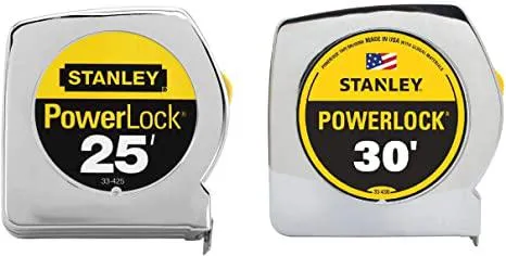 Stanley 33-42530 25ft. and 30ft. Powerlock Tape Measure Combo Pack, Chrome