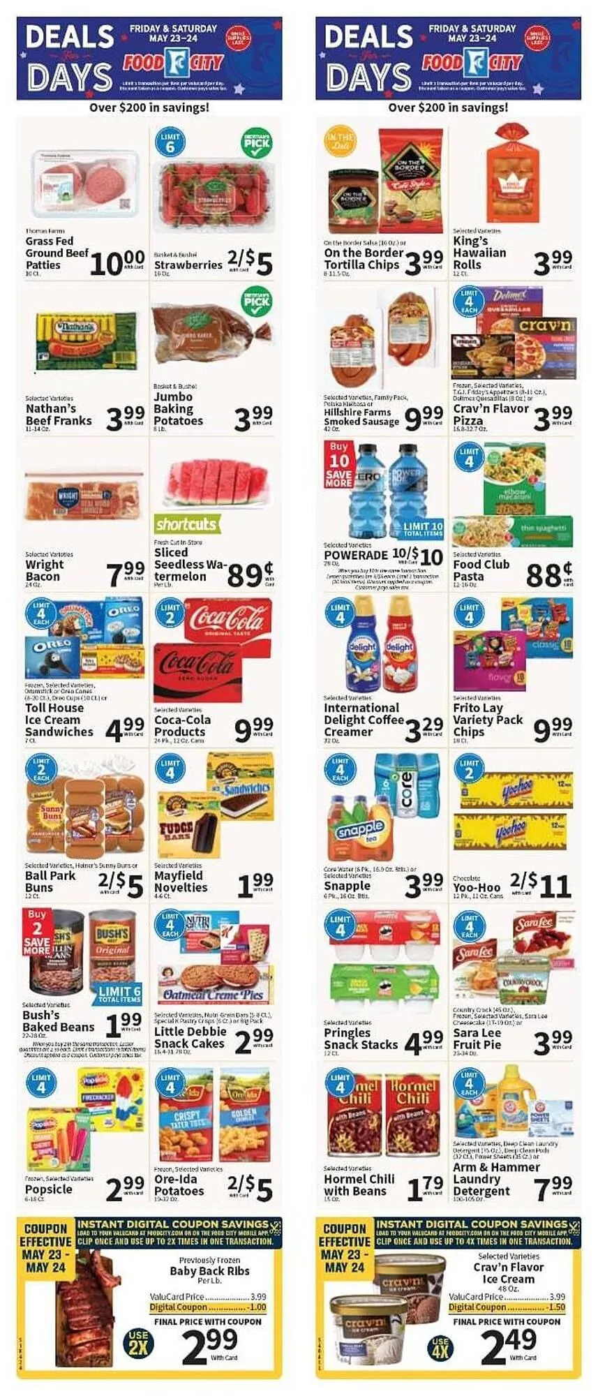 Weekly ad Food City Weekly Ad from May 23 to May 24 2025 - Page 1