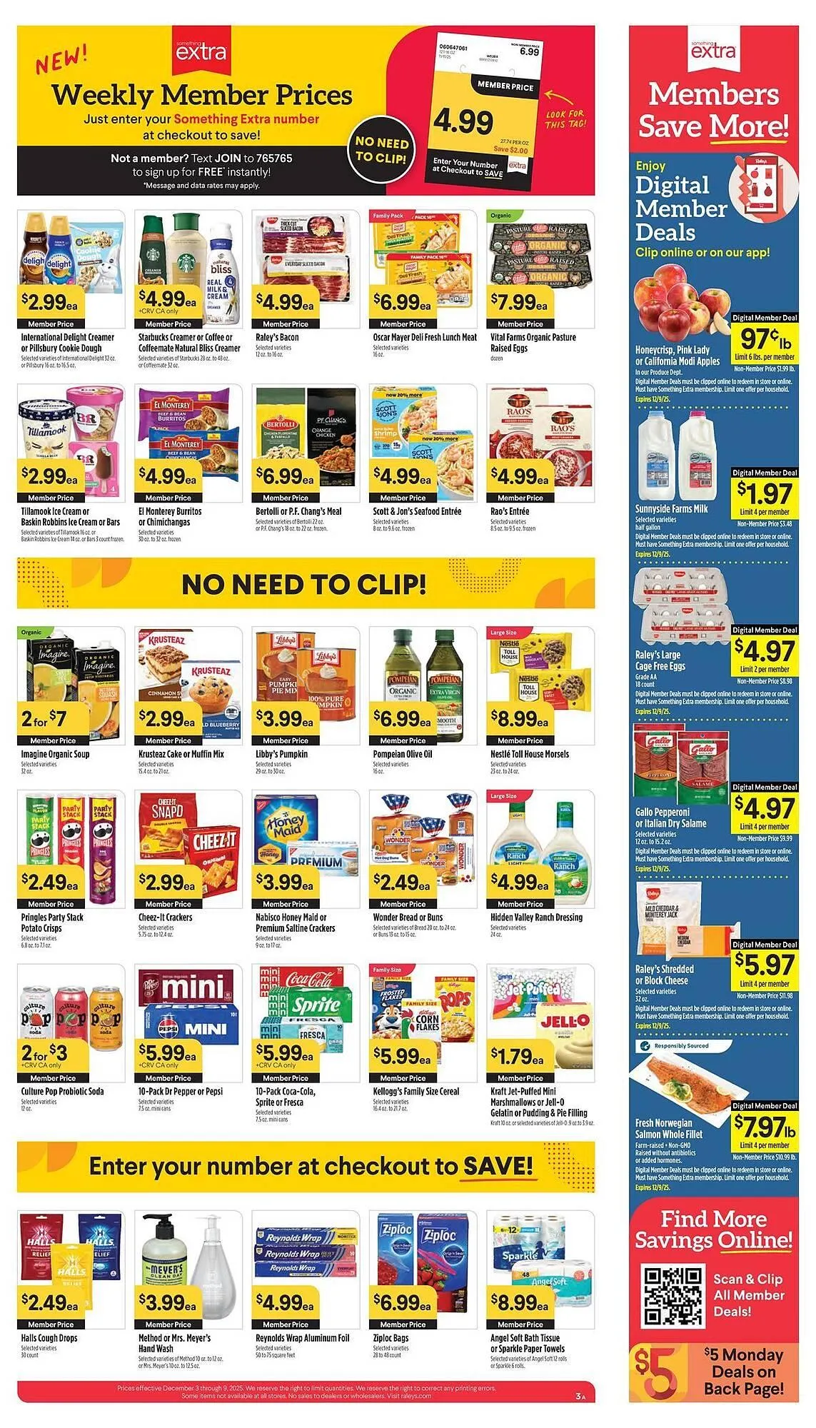 Weekly promotion Bel Air Markets weekly ad spanning from December 3 to December 9 2025 - Page 3 for Catalogue 365