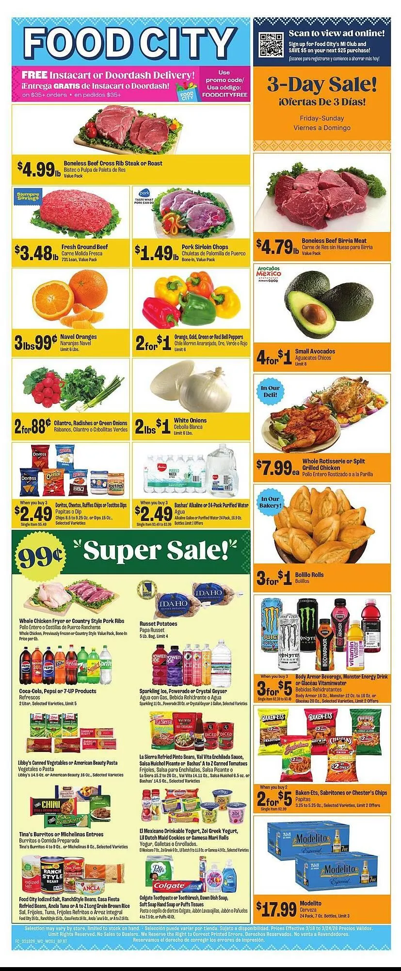 Weekly ad Food City weekly ad from March 18 to March 24 2026 - Page 1