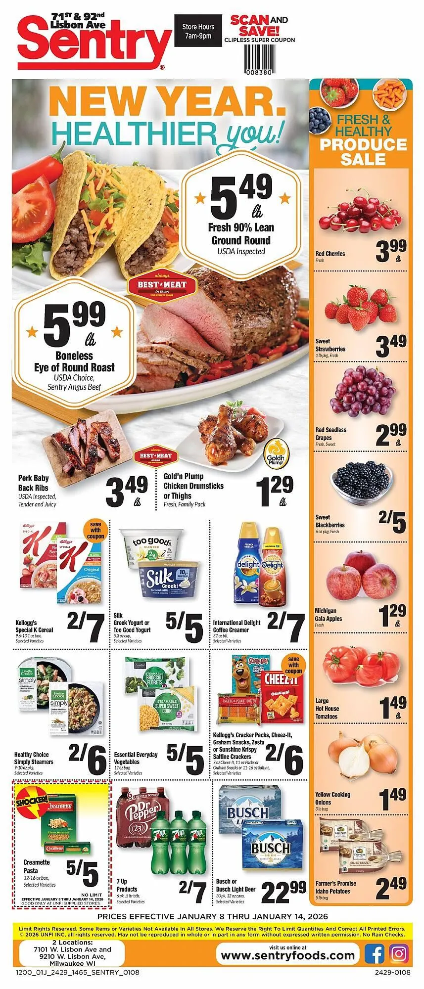 Weekly ad Sentry weekly ad from January 8 to January 14 2026 - Page 1