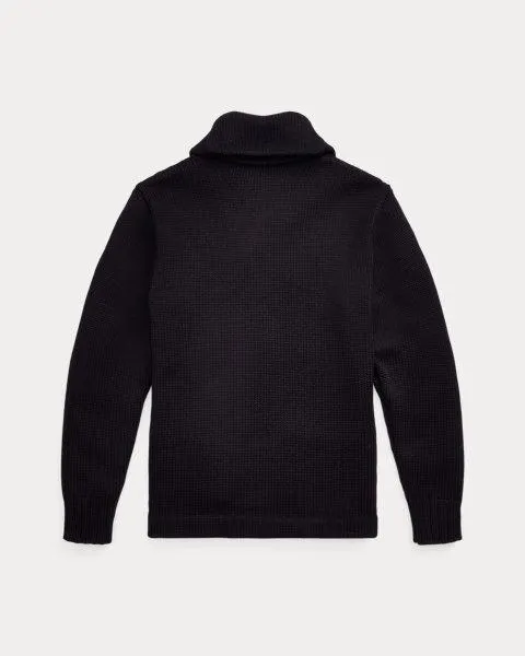 Appliquéd Wool Cardigan