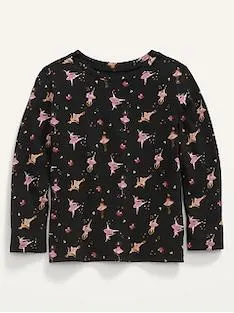 Printed Long-Sleeve T-Shirt for Toddler Girls