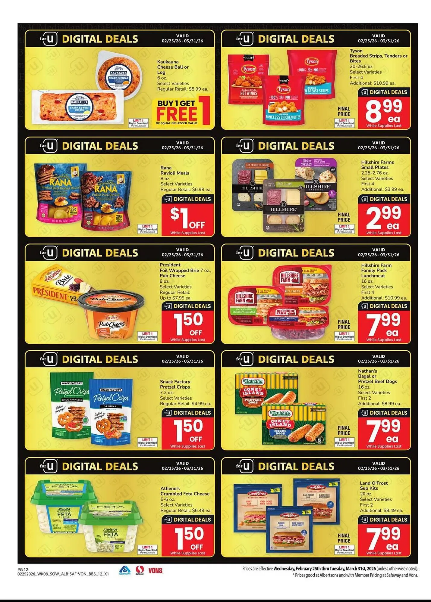Weekly ad Safeway weekly ad from February 25 to March 31 2026 - Page 12
