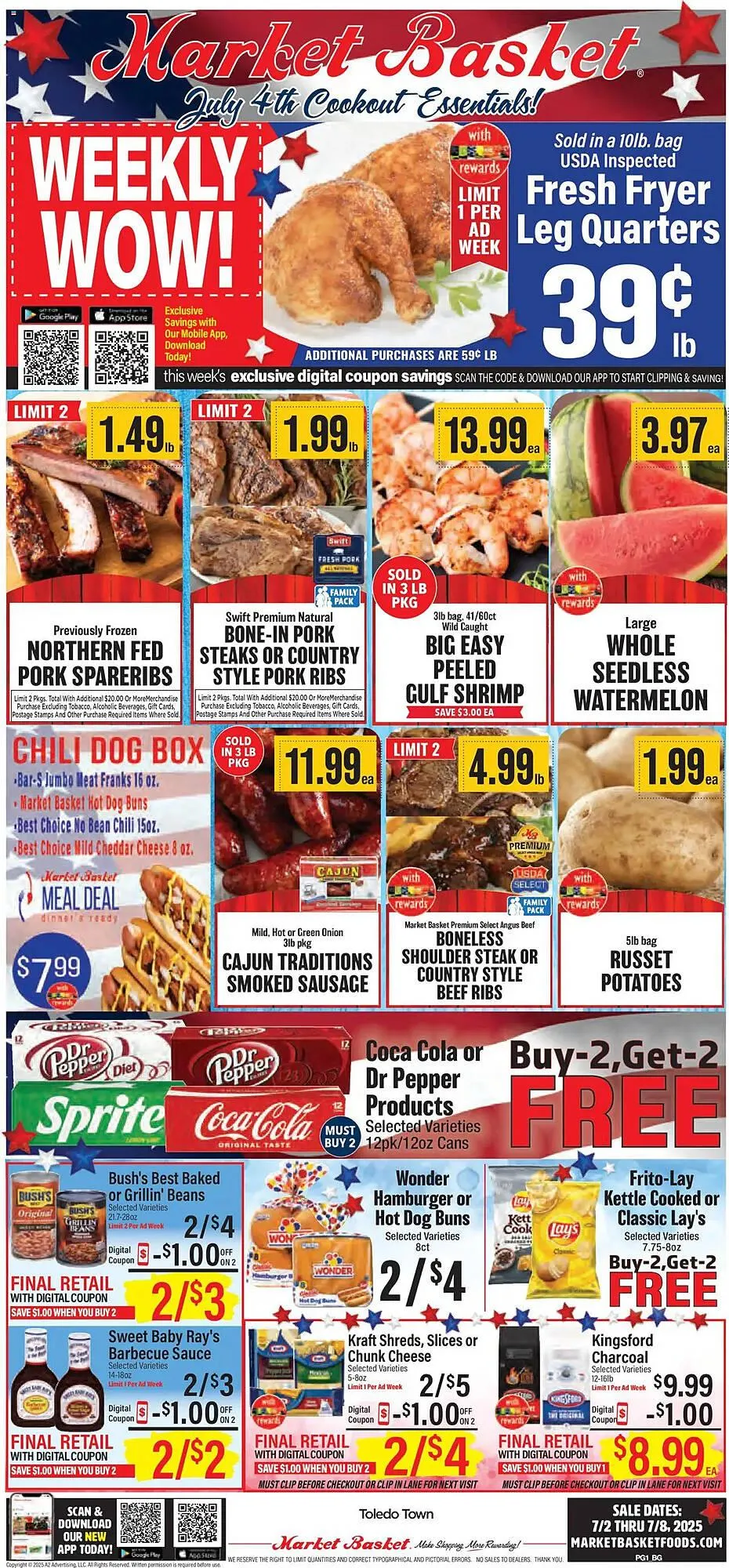 Weekly ad Market Basket Weekly Ad from July 2 to July 9 2025 - Page 1