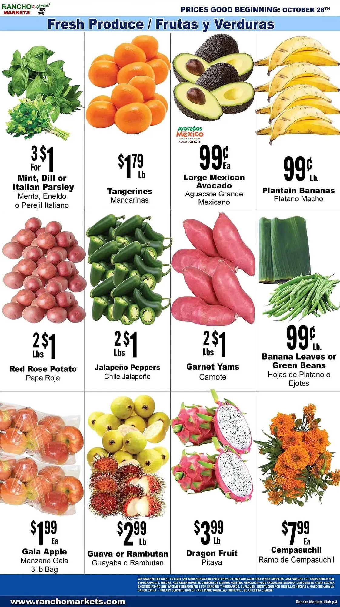 Weekly ad Rancho Markets weekly ad from October 28 to November 3 2025 - Page 3