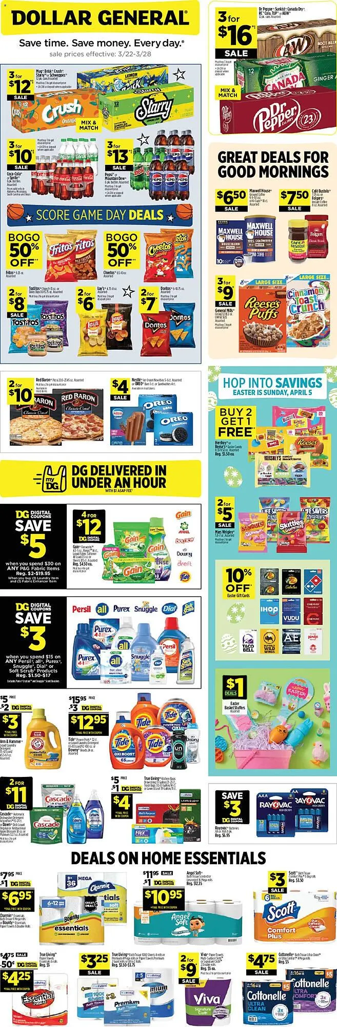 Weekly ad Dollar General weekly ad from March 22 to March 28 2026 - Page 1