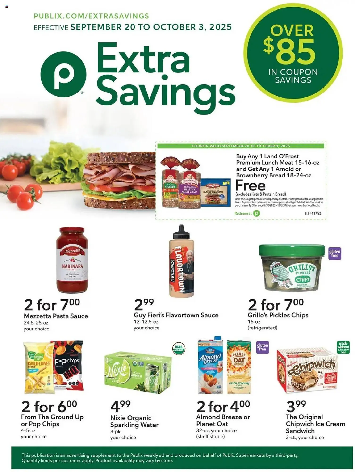 Weekly ad Publix weekly ad from September 20 to October 3 2025 - Page 1