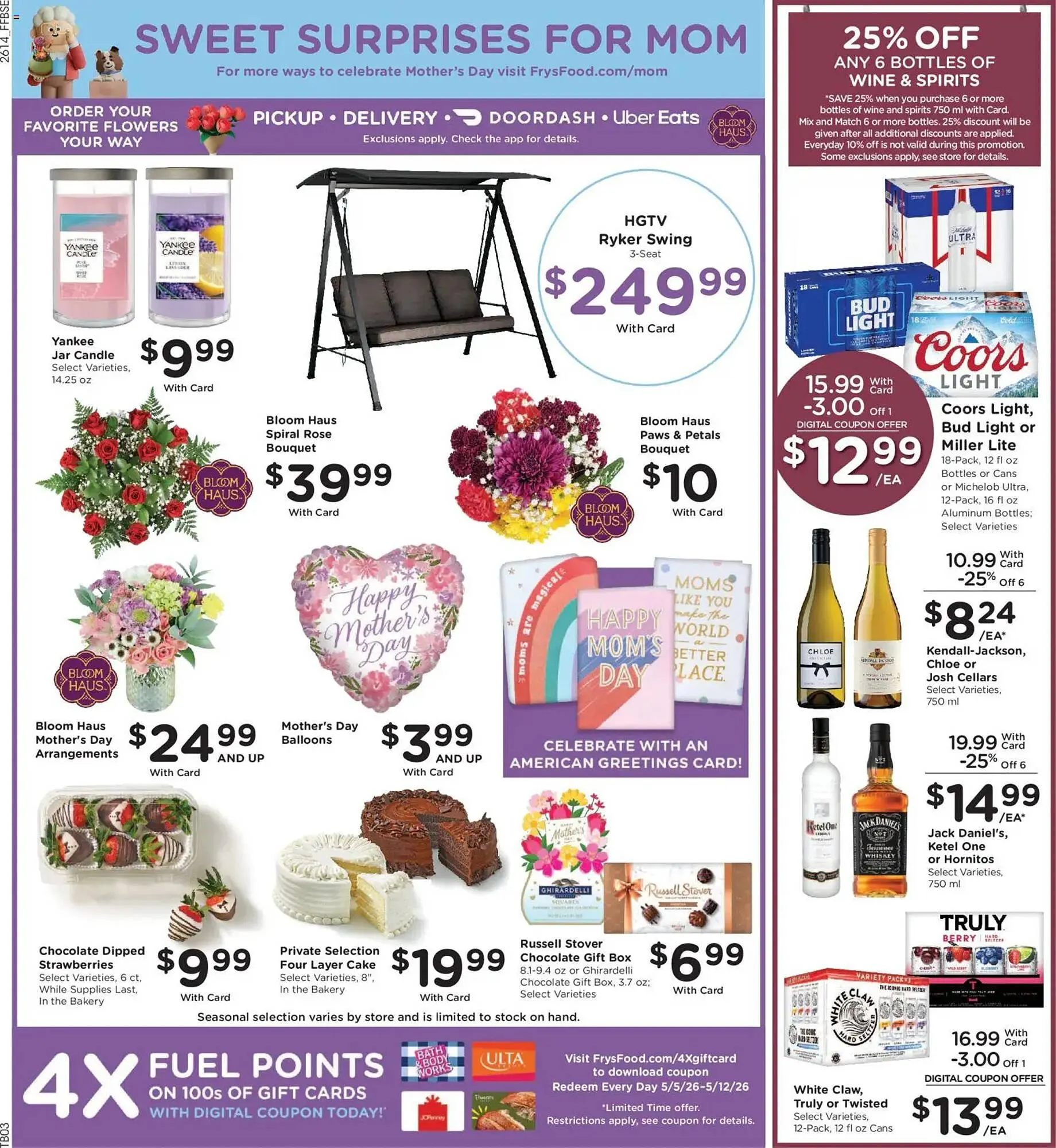 Weekly promotion Fry's weekly ad spanning from May 6 to May 13 2026 - Page 4 for Catalogue 365