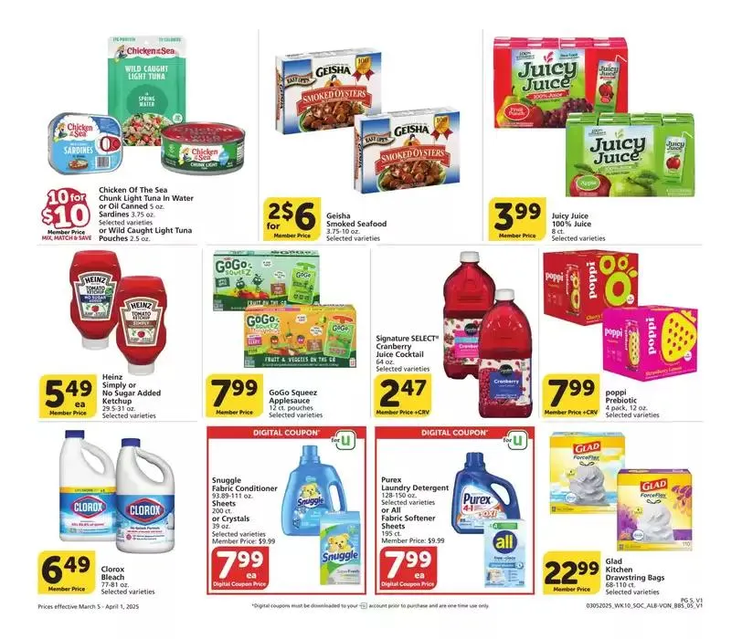 Weekly ad Albertsons - SoCal - BBS from March 5 to April 1 2025 - Page 5