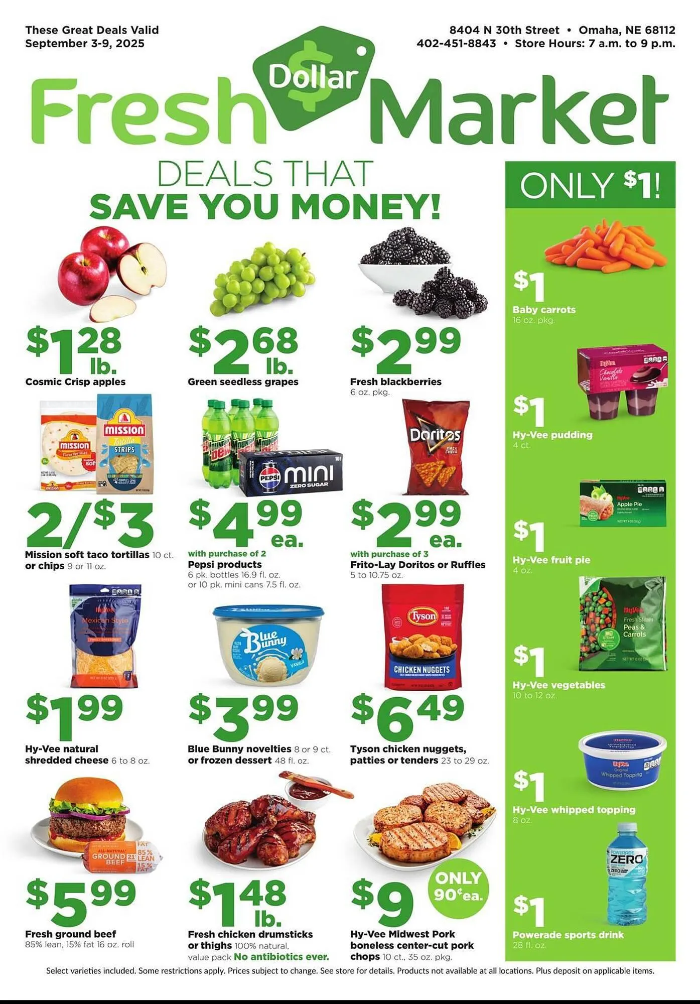Weekly ad Hy-Vee weekly ad from September 3 to September 9 2025 - Page 1