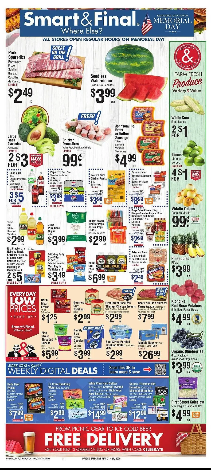 Weekly ad Smart & Final Weekly Ad from May 21 to May 27 2025 - Page 1