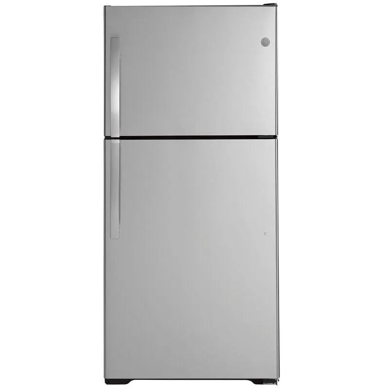 GE 30 in. 19.2 cu. ft. Top Freezer Refrigerator - Stainless Steel (Open Box Good Condition)
