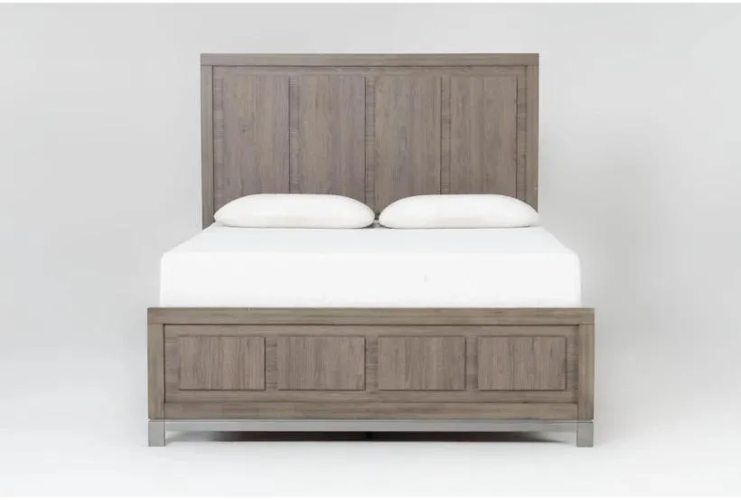 Hendricks Grey Queen Panel Bed