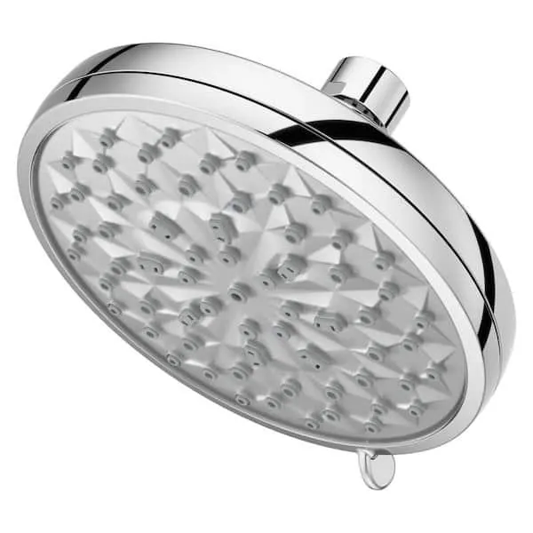 HydroFuse 6-Spray with 1.75 GPM 5.5625 in. Wall Mount Fixed Shower Head in Polished Chrome