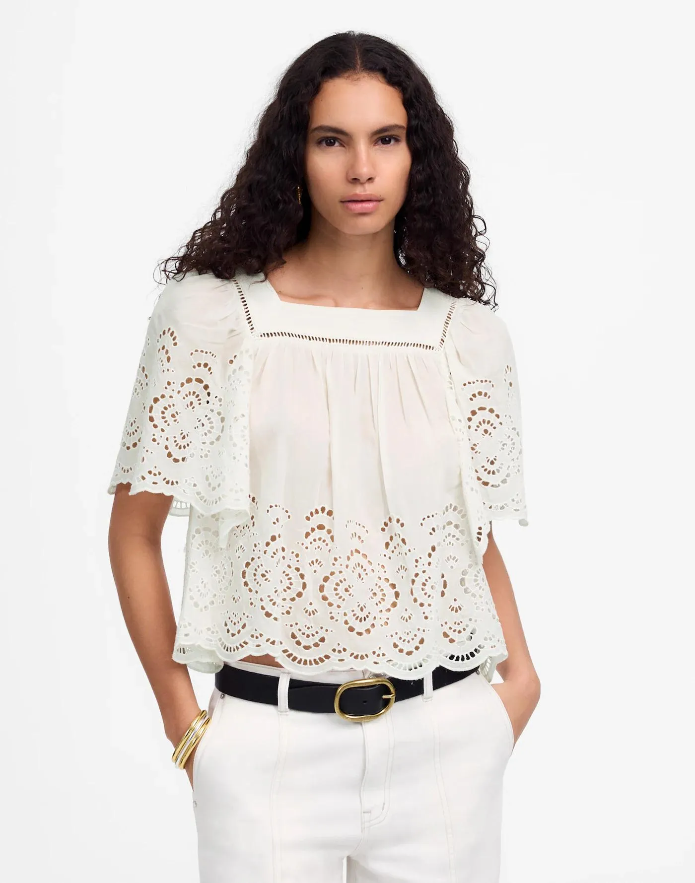 Flutter-Sleeve Top