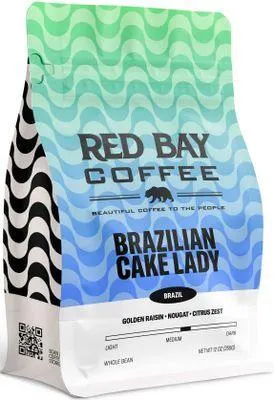 Red Bay Coffee Brazilian Cake Lady Whole Bean
