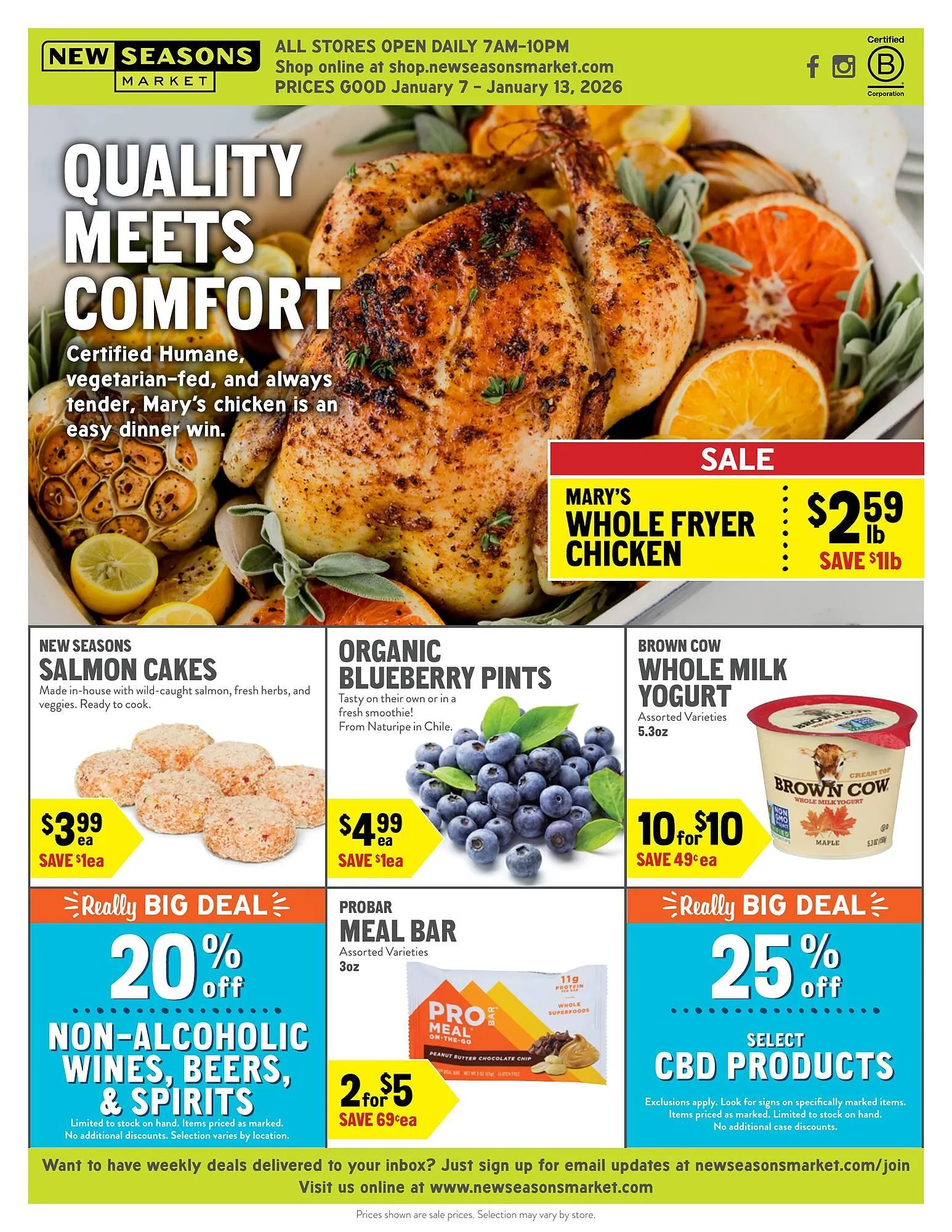 Weekly ad New Seasons Market weekly ad from January 7 to January 13 2026 - Page 1