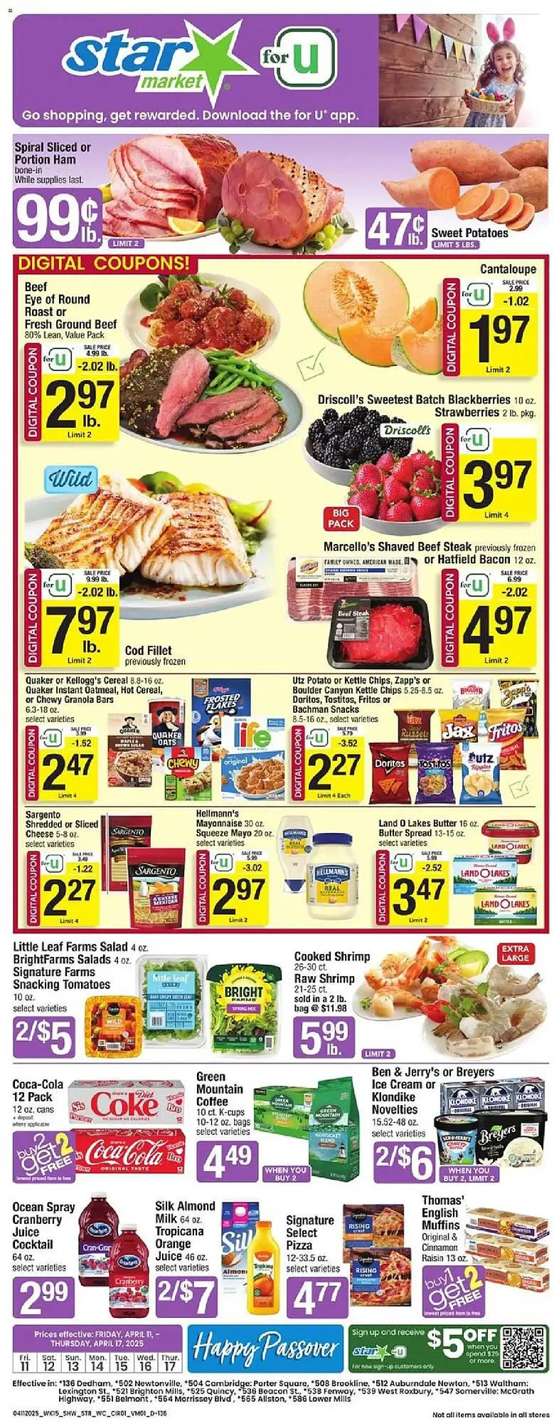Weekly ad Star Market Weekly Ad from April 11 to April 17 2025 - Page 1