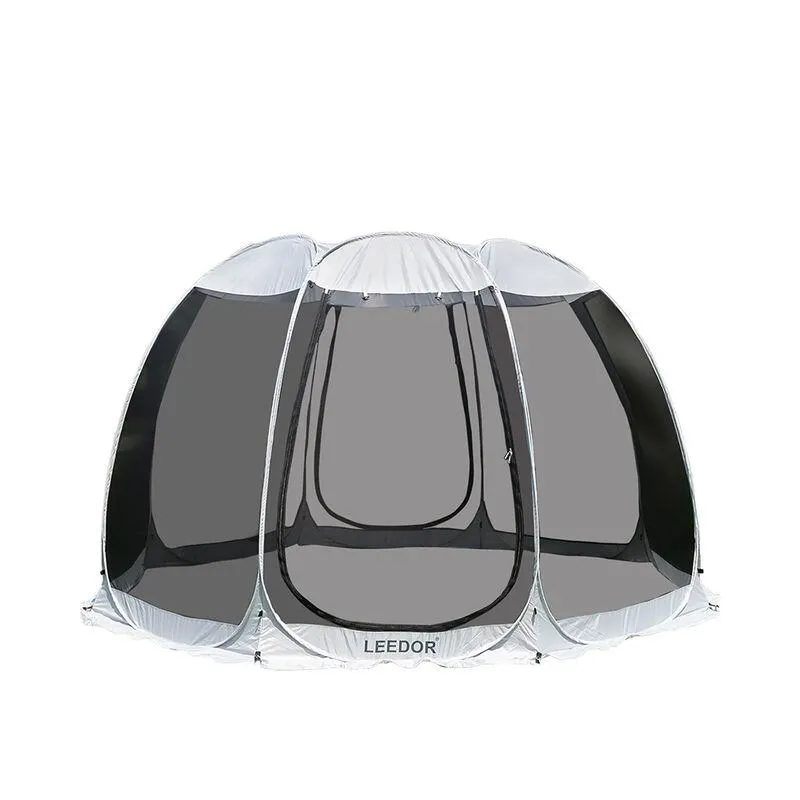Leedor Pop-Up Screen House Tent, 12' x 12', Gray